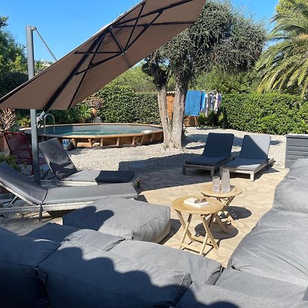 Villa Vue Mer Presqu'Ile De Giens Avec Piscine Hyeres Bagian luar foto